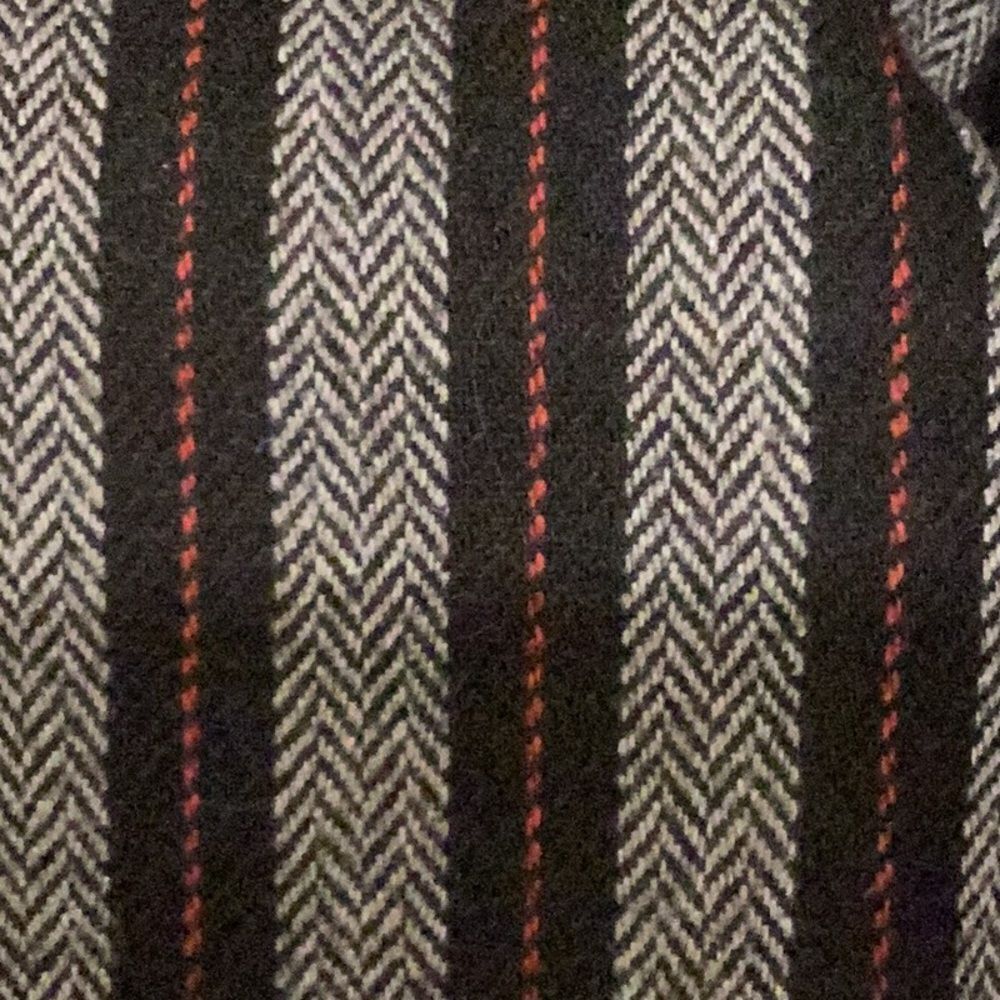 Vintage SASSON Blazer Wool Blend Striped Size 6 - Picture 8 of 8